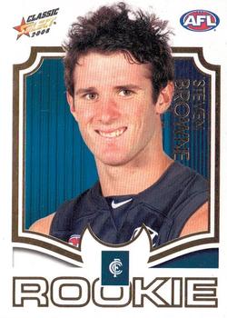 2008 Select AFL Classic - Rookies #PDR3 Steven Browne Front